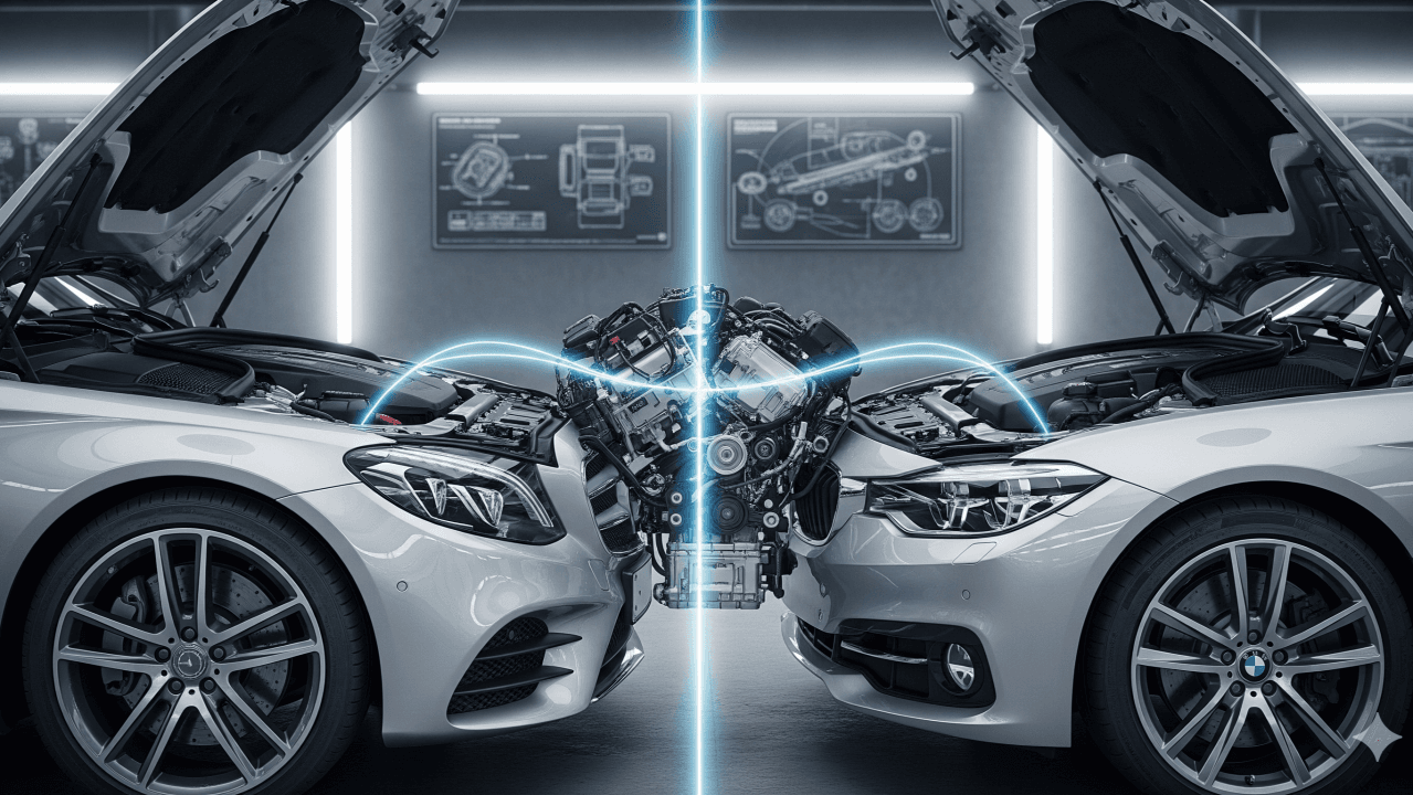 Mercedes and BMW automotive regulation and engine collaboration
