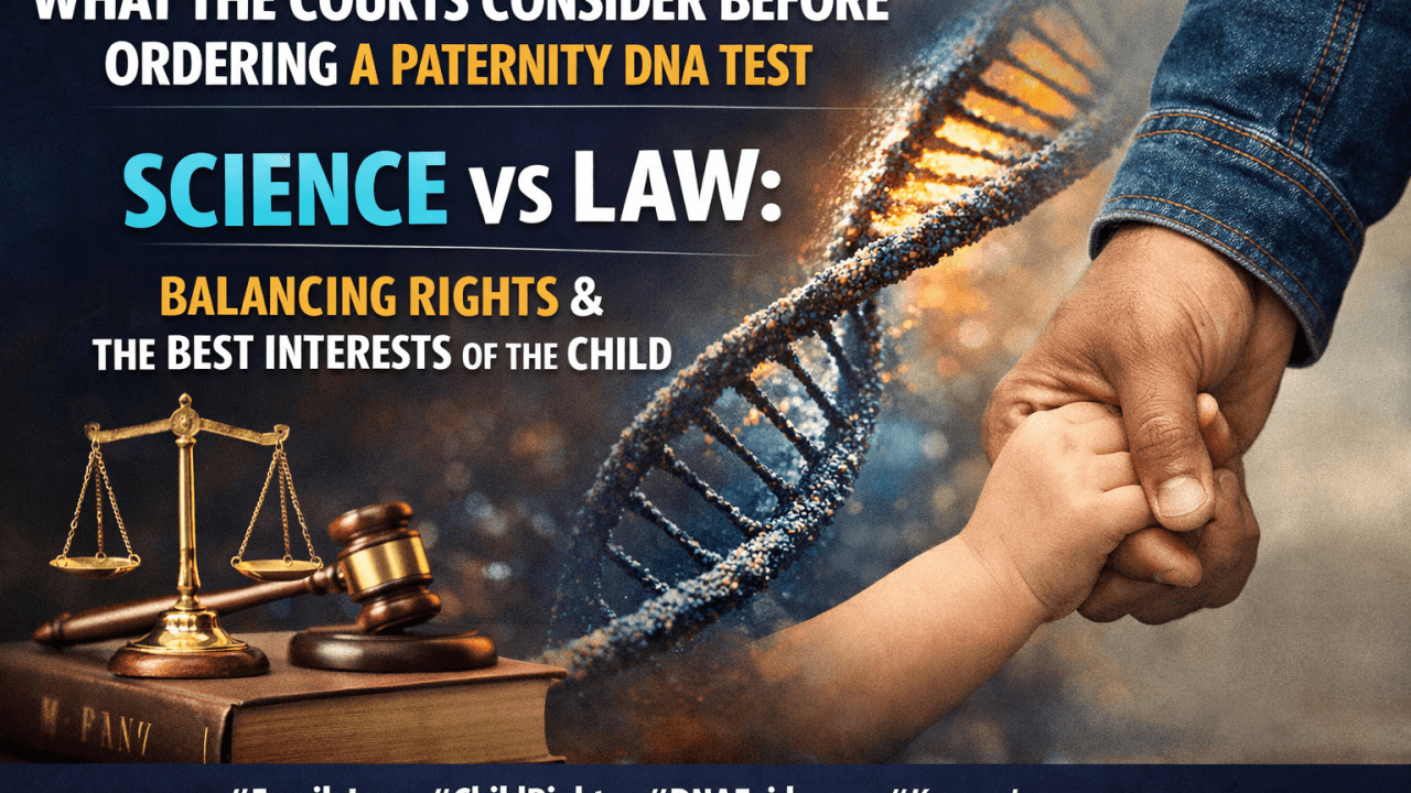 Court considerations before ordering paternity DNA tests in Kenya