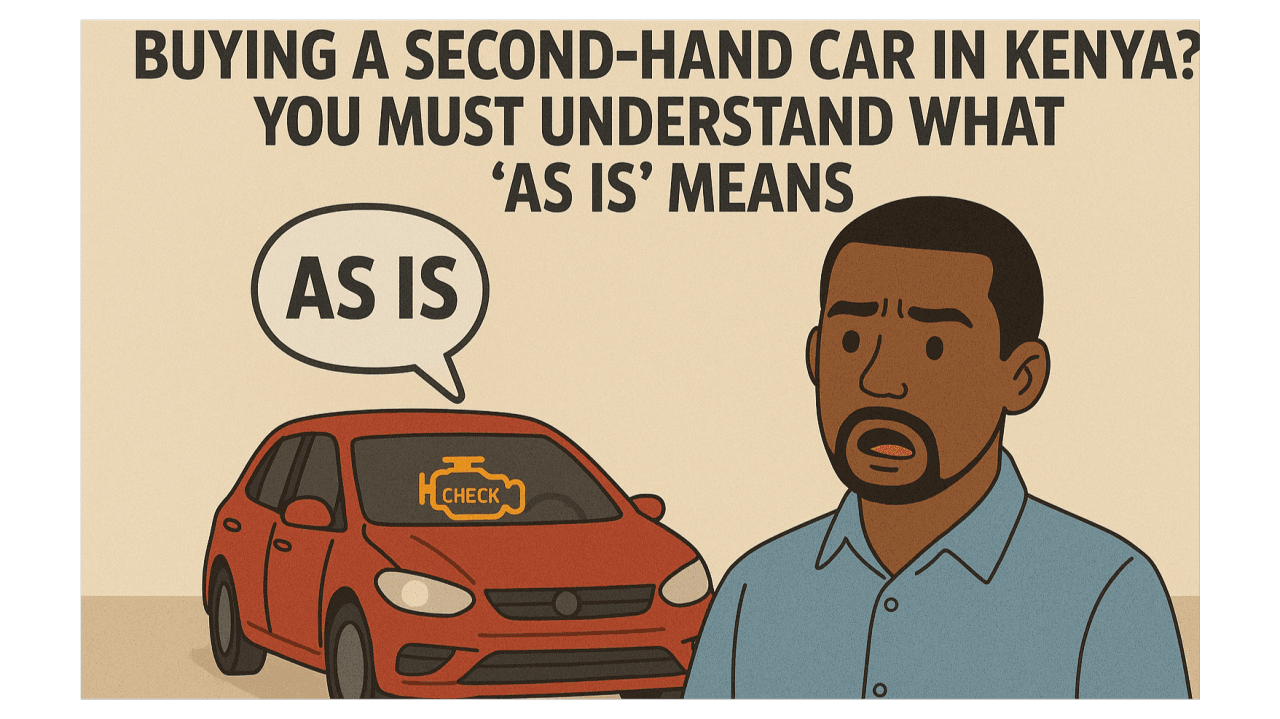 Second-hand car purchase and as-is legal terms in Kenya